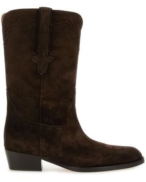 Paris Texas Hilda" Boot - Brown