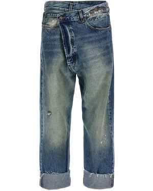R13 'cross Over' Jeans - Blauw