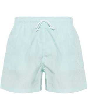 Emporio Armani Logo Swimsuit - Blue