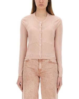 MICHAEL Michael Kors Michael Door Michael Kors Slim Fit Cardigan - Naturel