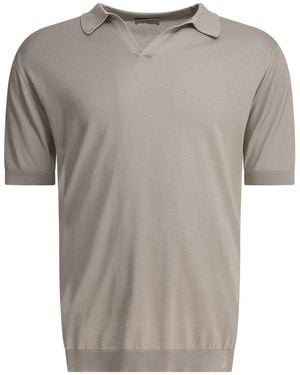 John Smedley Polo camisas - Gris