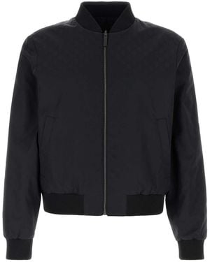 Gucci Mock Collar Jacket - Black