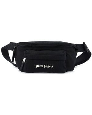 Palm Angels Ricamato Logo Fanny - Nero