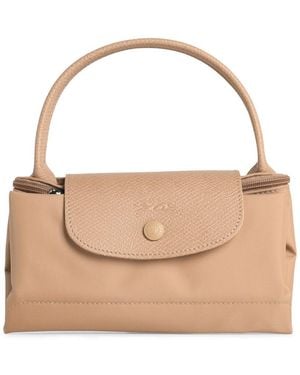 Longchamp Bag With Tela 'S Le Pliage One' Handle - White