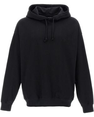 Y-3 ' französischer Terry Zip' Hoodie - Blau