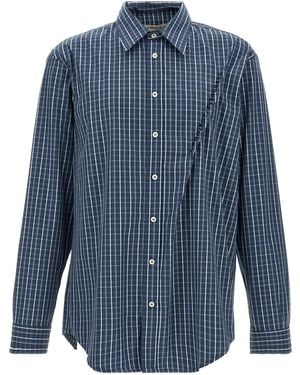 Y. Project 'Evergreen Pinched Logo' Shirt - Blue