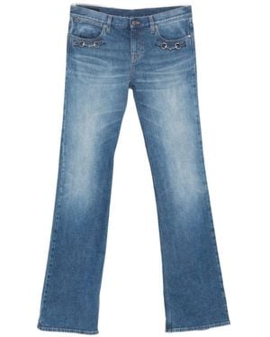 Gucci Horsebit Denim Jeans - Blue