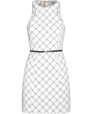 ワンピース ELISABETTA FRANCHI Coconut texture dress Elisabetta Franchi Coconut Texture Dress in Black | Lyst