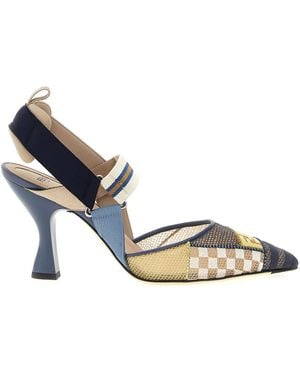 Fendi 'colibrì' Slingback - Blauw
