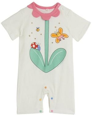 Stella McCartney Stella Mc Cartney Night Romper "Flower" - Blue