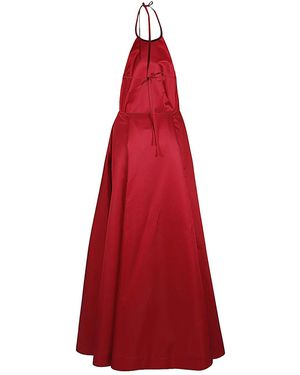 Lavi Sleeveless Long Dress - Red