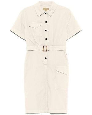 Woolrich Cotton Shirt Dress - Natural