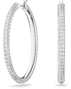 Swarovski Stone Kreolen - Weiß