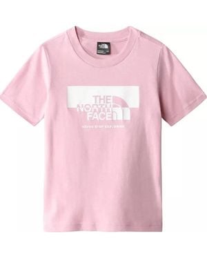 The North Face T Shirt With Logo - Pink