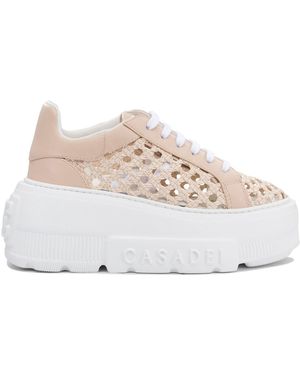 Casadei Turnschuhe und anziehen - Natur