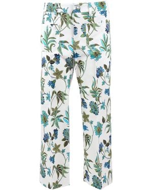 Fay Fae Trousers With Pockets And Nerves - Blue