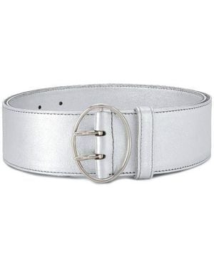 Prada Logo Buckle Belt - Grey