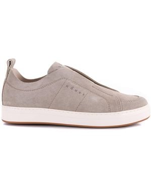 Hogan Slip On "H Tv" Sneakers - Braun