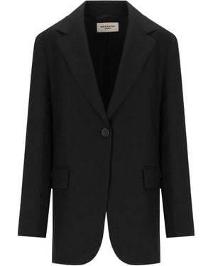 Weekend by Maxmara Asta Single Breasted Blazer - Black