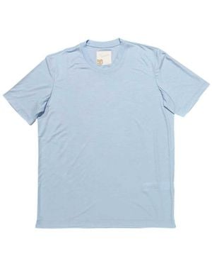 Marco Pescarolo T-shirt Met Ronde Hals En Korte Mouwen - Blauw