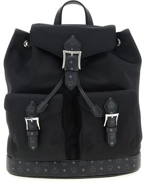 MCM Aren Zaini E Valigie Nero-Donna