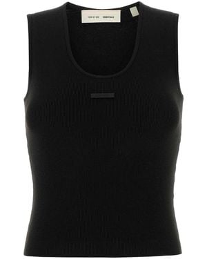 Fear Of God Polyester Blend Tank Top - Black