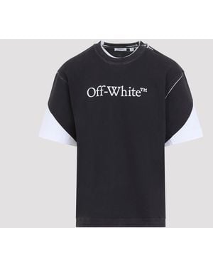 Off-White c/o Virgil Abloh Negative Big Bookish Skate T Shirt - Black