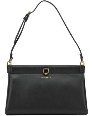 Etro "Talk" Small Shoulder Bag - Black