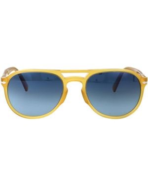 Persol Round Sunglasses 0 Po3235 S 204/S3 - Blue