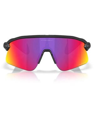 Oakley Zonnebril Oo9517 951702 Stunt Devil Matzwart/prizm Road Unisex - Paars
