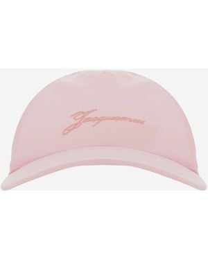 Jacquemus Baseballkappe mit Logo - Pink