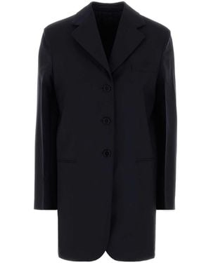 Jil Sander Midnight Wool-Blend Blazer - Black