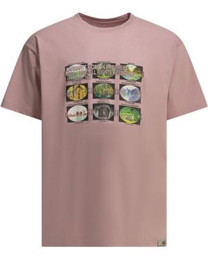 Carhartt "Coordinates" Crew-Neck T-Shirt - Pink