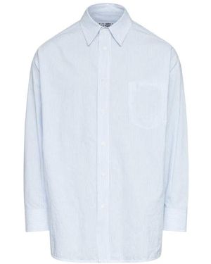 MM6 by Maison Margiela Striped Shirt - Blue