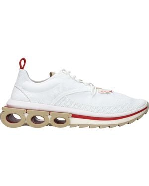 Ferragamo Trainers Nima Knit Fabric - White