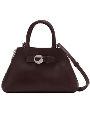 Coperni Mini-Datentasche Leder Braun