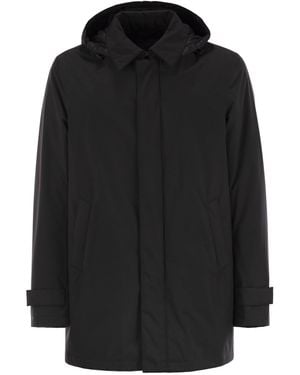 Herno Wasserdicht 2 Schicht Laminar Stoff - Schwarz
