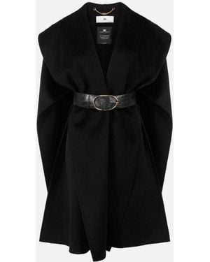 Elisabetta Franchi CAPE CABE - Negro