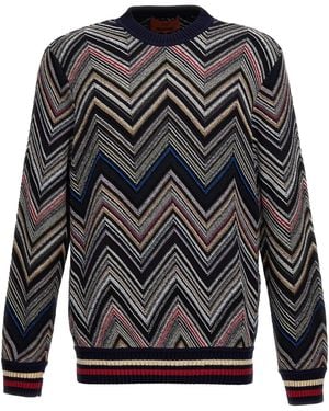Missoni 'Zick Zag' Pullover - Grau