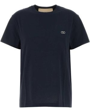 Valentino Garavani T-Shirt Jersey,Regul - Black
