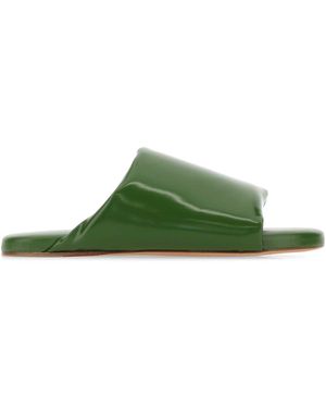 Bottega Veneta Grüne Lederschuppen