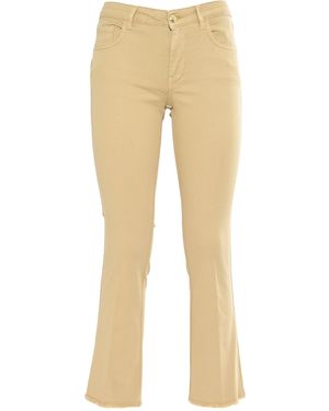 Fay Cropped Pants - Natural