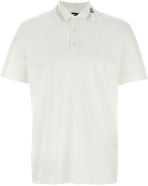 Versace Medusa Embroidery' Polo Shirt - Weiß