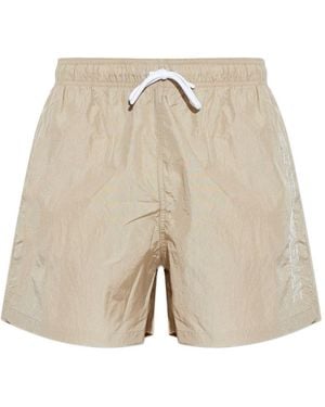 Emporio Armani Logo Swimsuit - White