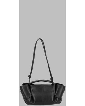 Hereu Sleek Mini Shoulder Bag With Structured Silhouette - Grey