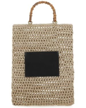 Jil Sander Rope Medium Shopping Bag - Black