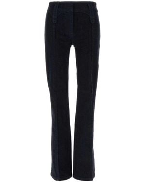 Tory Burch Dark Wash Denim Jeans - Blue
