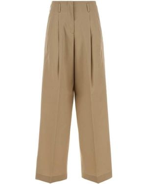 Golden Goose Deluxe Brand Wool Wide-Leg Flavia Pant - Natural