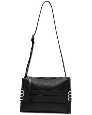 JW Anderson Loafer Small Leather Shoulder Bag - Black