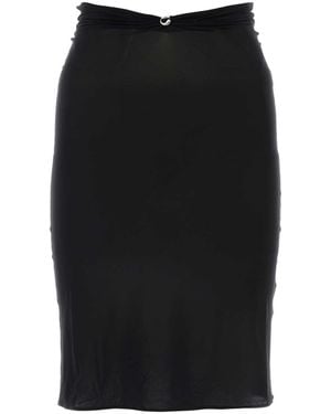 Coperni Midi Skirt Triangle - Black